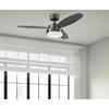 Westinghouse Alloy 42" 3-Blade Gun Metal Indoor Ceiling Fan w/LED Light Fixture 7221500